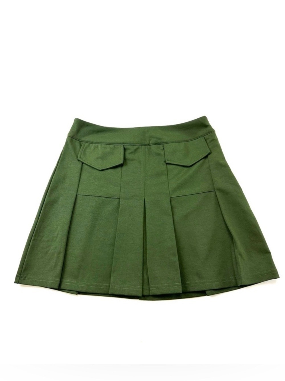 Current Mood pleat mini skirt Fits Small forest green unlined
Emo Goth Punk